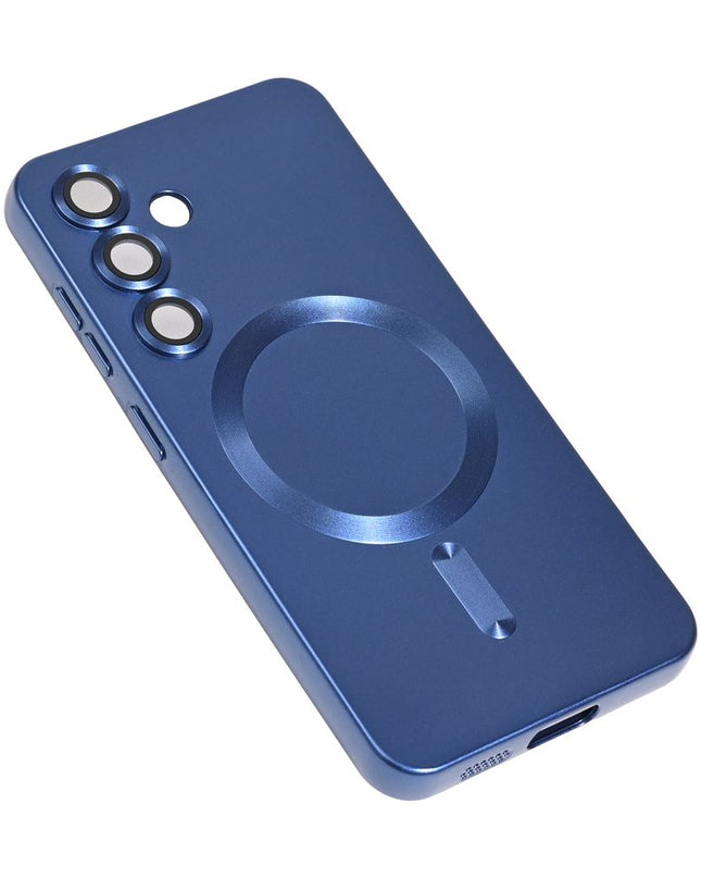 Maska za Samsung S931B Galaxy S25 tamno plava Magsafe Chrome