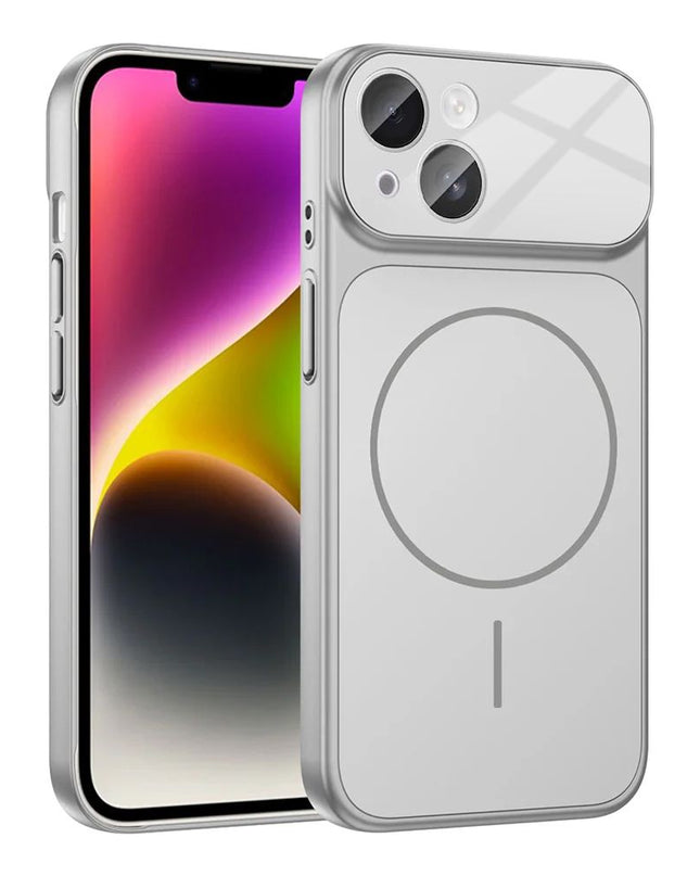 Maska za iPhone 15 6.1 srebrna Magsafe LookLike