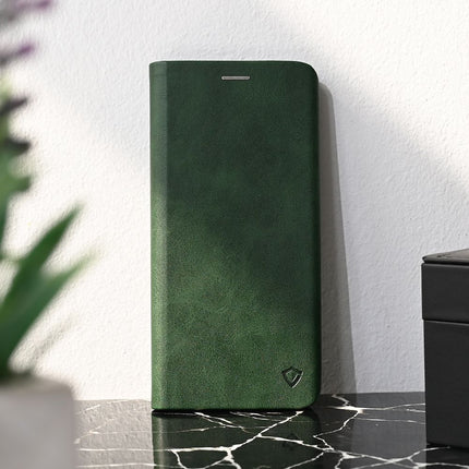 Maska za Honor Magic 8 Lite tamno zelena Teracell Elegant Flip
