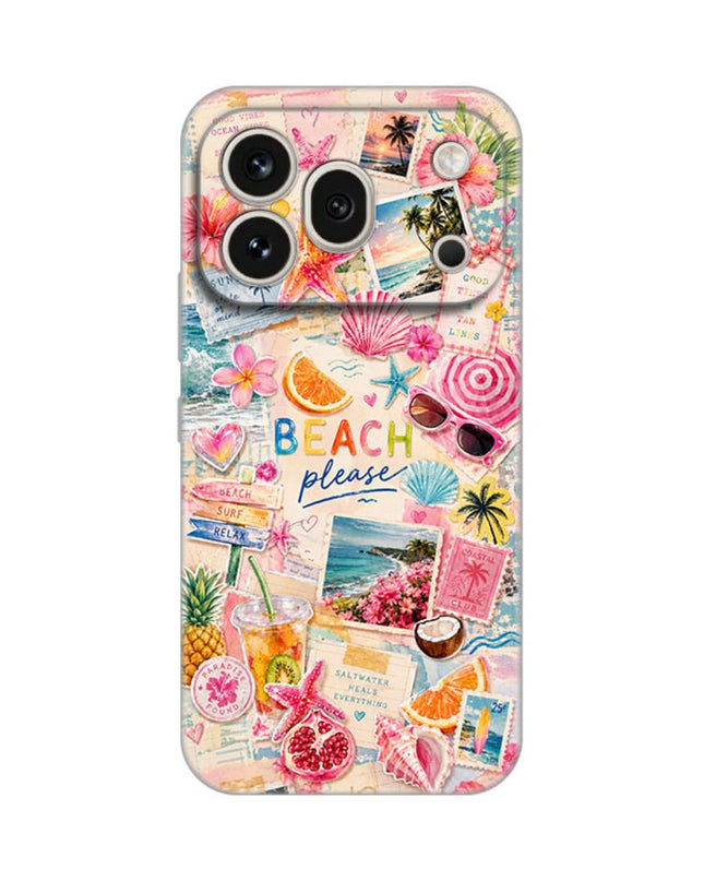 Maska za Honor 600 Pro Beach Please Silikonska Print Skin