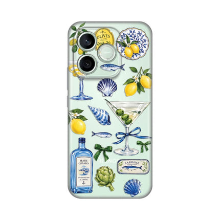 Maska za Honor 600 Lite Mediterranean Martini Silikonska Print