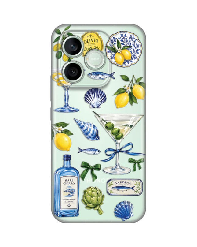 Maska za Honor 600 Lite Mediterranean Martini Silikonska Print