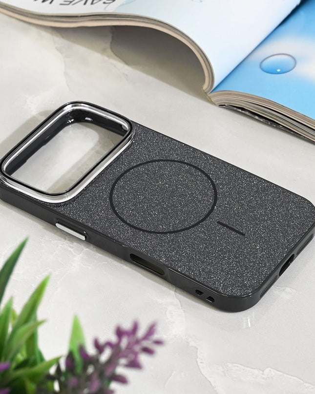 Maska Magsafe Sparkle Dust za iPhone 17 Pro 6.3 crna