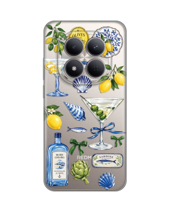 Maska za Xiaomi Redmi Note 15 Pro 5G Mediterranean Martini Silikonska Print