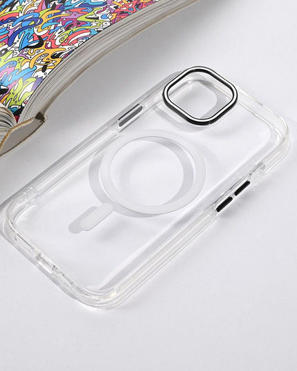 Maska za iPhone 13/14 6.1 bela Magsafe Color Pop