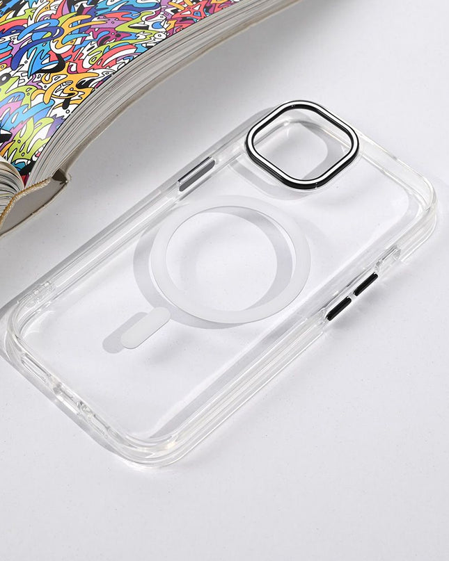 Maska za iPhone 13/14 6.1 bela Magsafe Color Pop