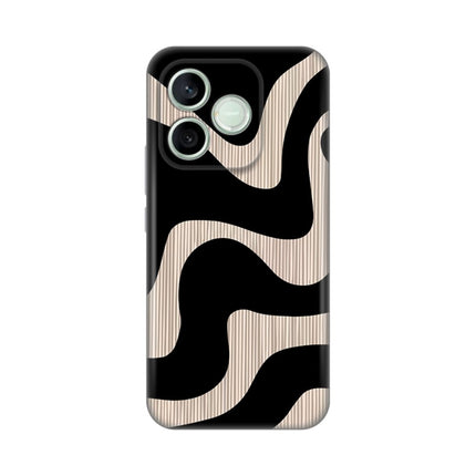 Maska za Honor 600 Lite Black Flow Silikonska Print Skin