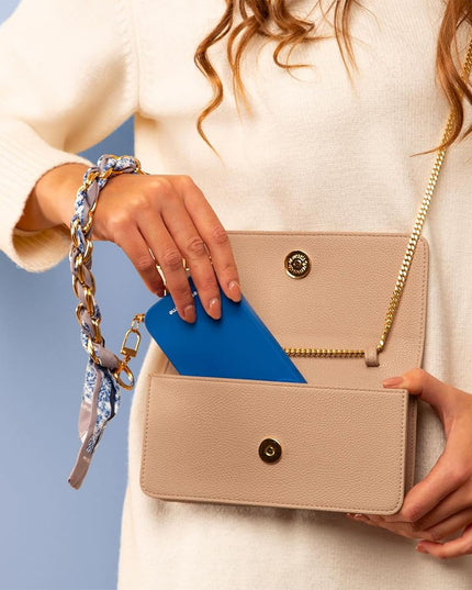 Maska za Iphone 14 Pro Max 6.7 plava CASE&ME sa maramom