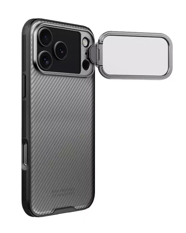 Maska za iPhone 17 Pro Max 6.9 crna (transparent kamera) Nillkin CamShield Prop