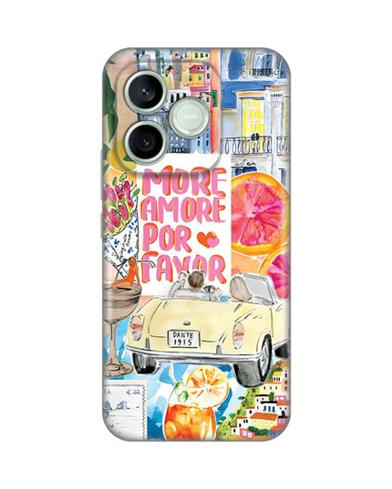 Maska za Honor 600 Lite More Amore Silikonska Print
