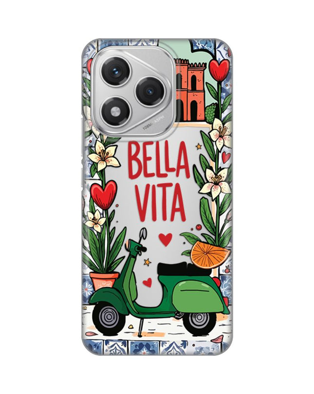 Maska za Honor 400 Lite Bella Vita Silikonska Print Skin