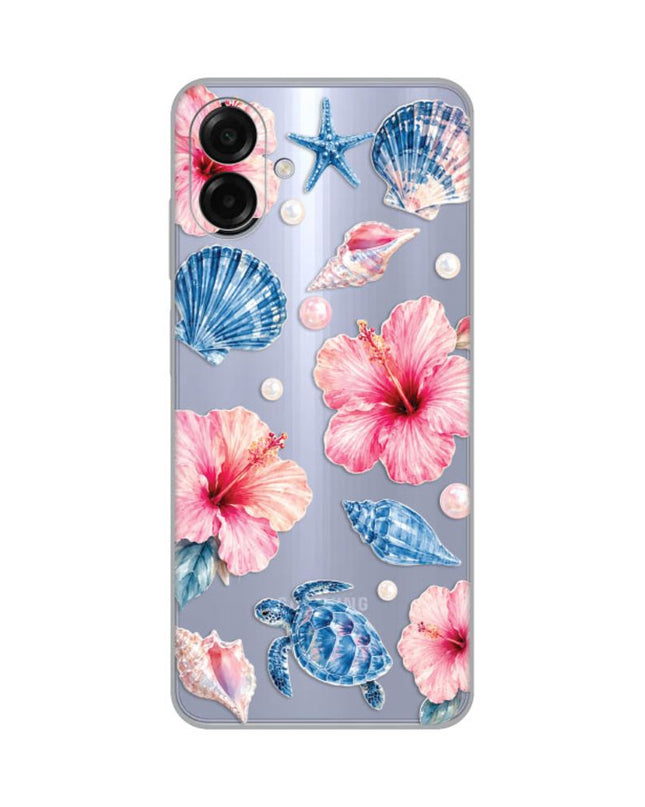 Maska za Samsung A075F Galaxy A07 Hibiscus Sea Silikonska Print Skin