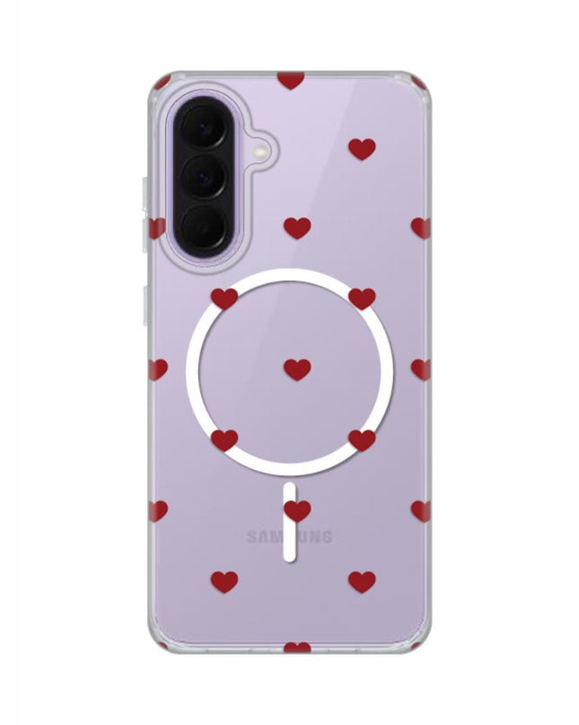 Maska za Samsung A376F Galaxy A37 Red Hearts Print Magsafe