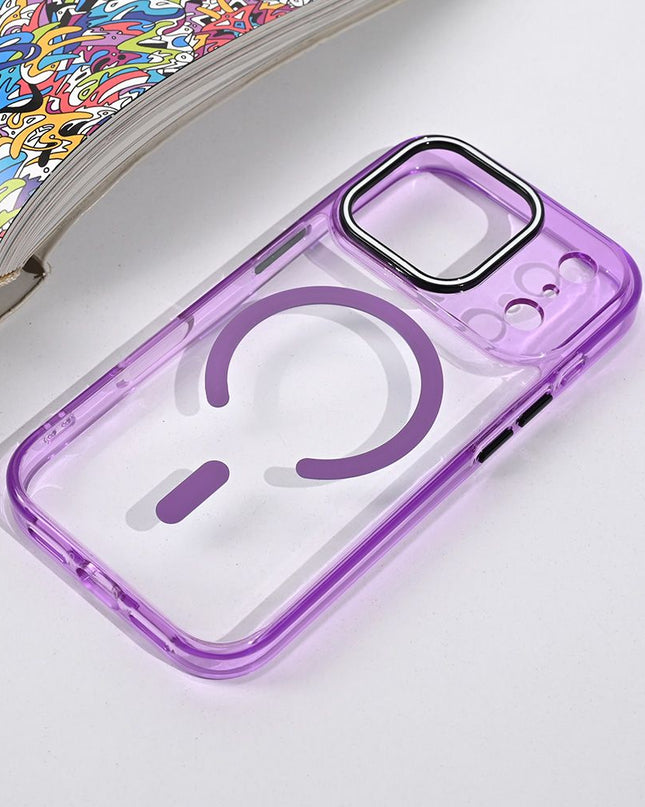 Maska za iPhone 17 Pro 6.3 ljubicasta Magsafe Color Pop