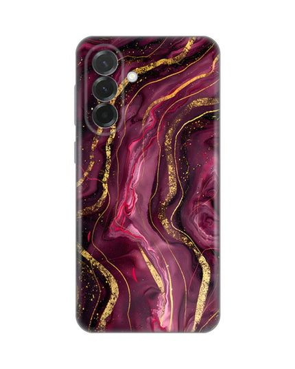 Maska za Samsung A376B Galaxy A37 5G Burgundy Silikonska Print