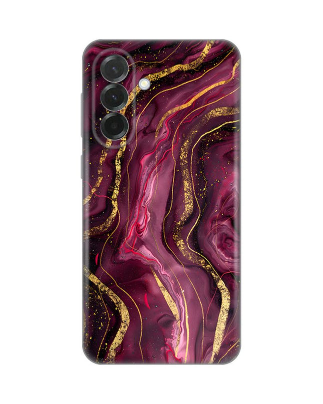 Maska za Samsung A376B Galaxy A37 5G Burgundy Silikonska Print