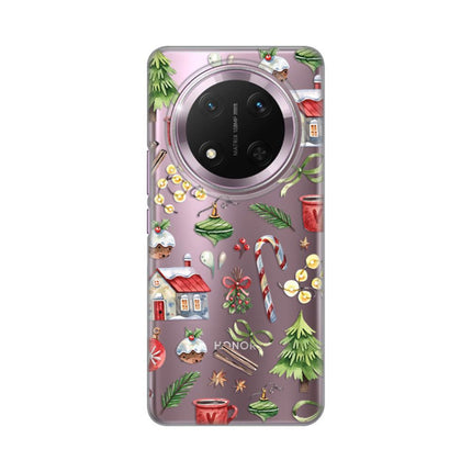 Maska za Honor Magic 7 Lite Winter Spirit Silikonska Print Skin