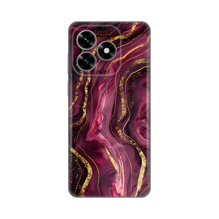 Maska za Honor X5c Plus Burgundy Silikonska Print