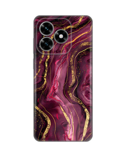 Maska za Honor X5c Plus Burgundy Silikonska Print