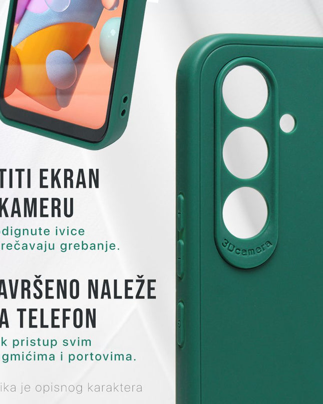 Maska za Samsung A576B Galaxy A57 5G ljubicasta 3D Camera