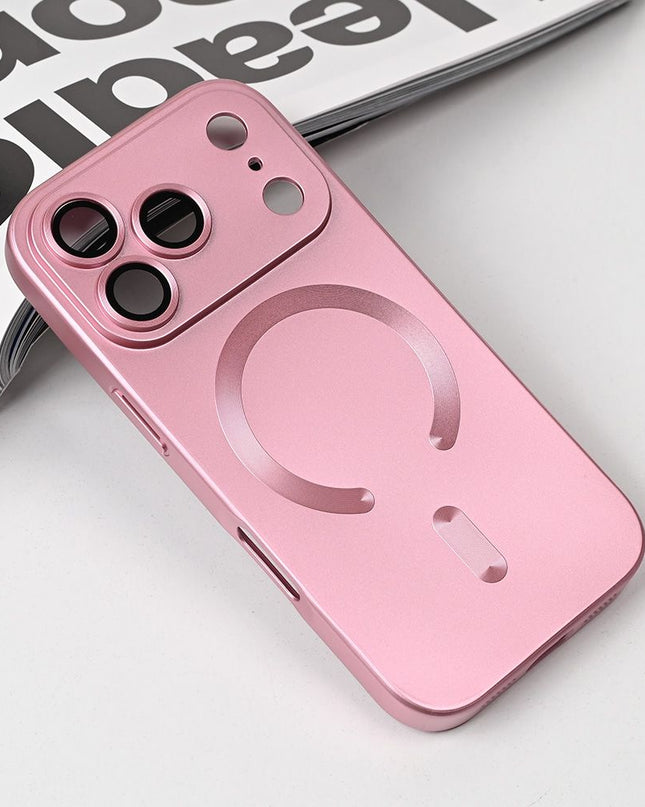 Maska za iPhone 17 Pro 6.3 roze Magsafe Chrome