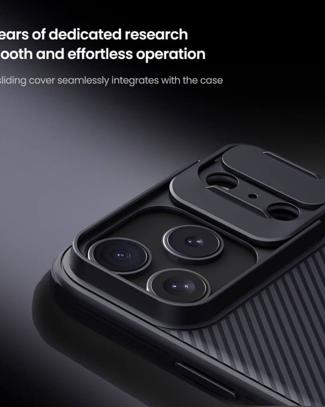 Maska za iPhone 17 Pro 6.3 crna Nillkin CamShield Pro