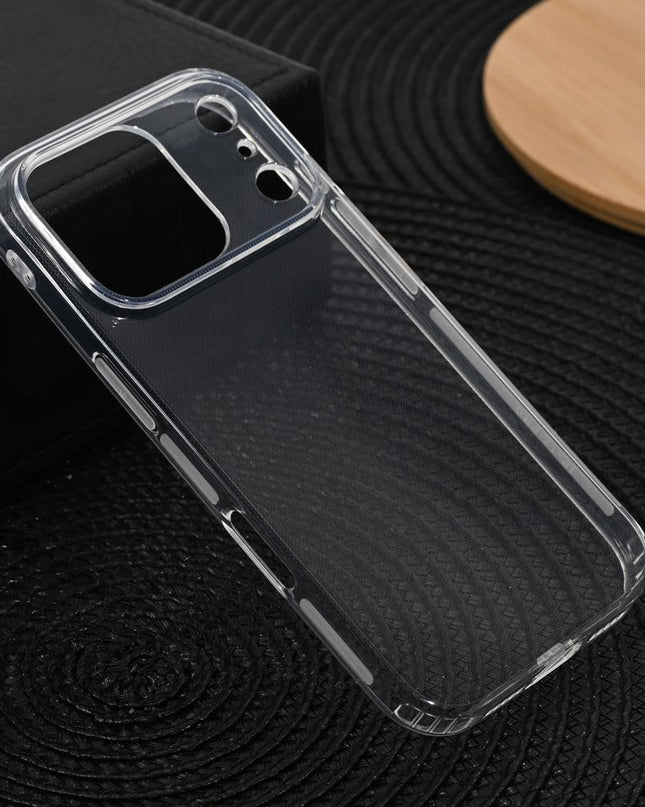 Maska za iPhone 17 Pro 6.3 transparent silikonska Ultra Thin with pluggy