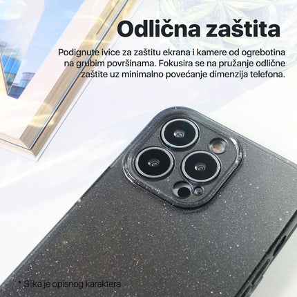 Maska za Samsung A175F Galaxy A17 svetlo plava Sparkle Dust