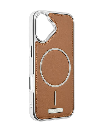 Maska za iPhone 17 6.3 braon Magsafe Urban Leather
