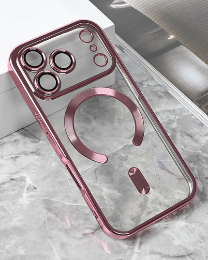 Maska za iPhone 17 Pro 6.3 roze Magsafe Lux