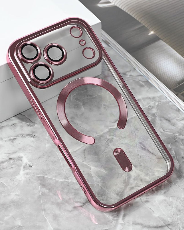 Maska za iPhone 17 Pro 6.3 roze Magsafe Lux