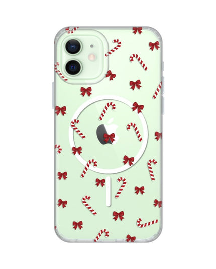 Maska za iPhone 12/12 Pro 6.1 Candy Bows Print Magsafe
