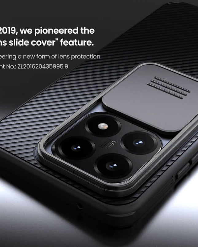 Maska za Xiaomi 15T crna Nillkin CamShield Pro