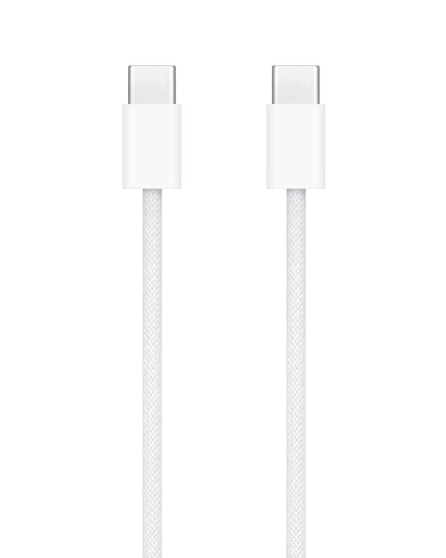 Data kabl L za iPhone 15-17 60W Type C na Type C beli 1m