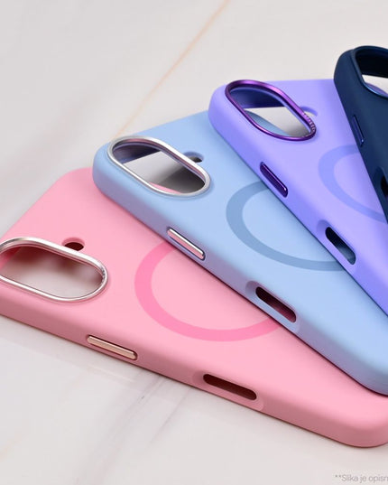 Maska Magsafe Matte Color iPhone 13 6.1 roze