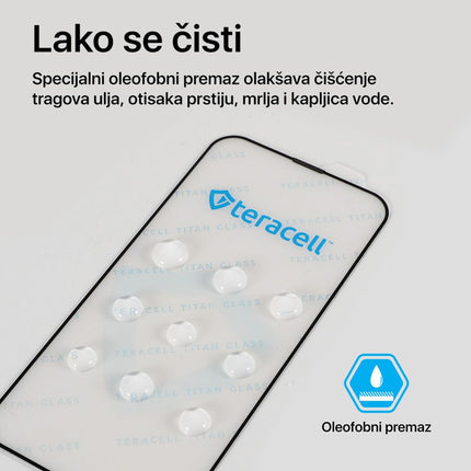 Zastitno staklo Tempered glass Teracell Titan 2.5D za iPhone 7/8 beli