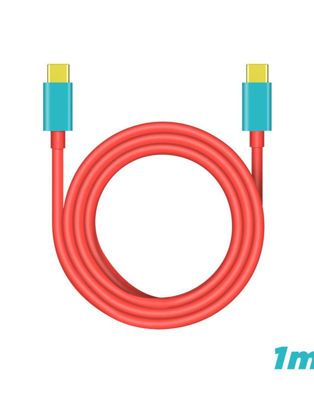 Data kabl Coteci Thunderbolt 87303 100W 4K 20Gbps PD na Type C crveni 1m