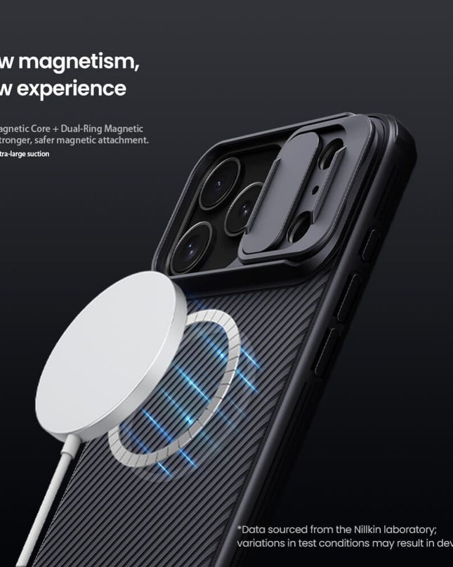 Maska za iPhone 17 Pro Max 6.9 crna Nillkin CamShield Pro Magnetic