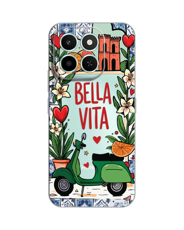 Maska za Honor X6c Bella Vita Silikonska Print Skin