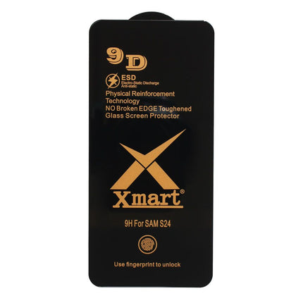 Zastitno staklo Tempered Glass X Mart 9D za Samsung S921B/S931B Galaxy S24/S25 (fingerprint unlock)