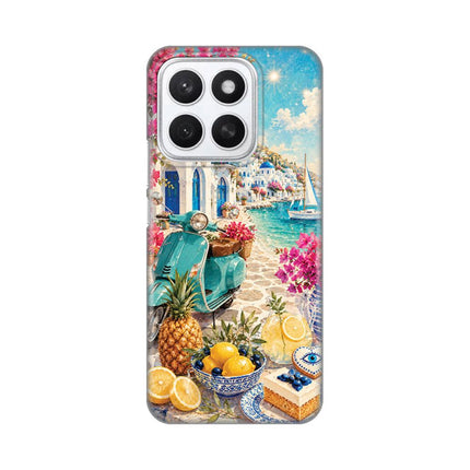 Maska za Honor X8c Summer in Greece Silikonska Print Skin