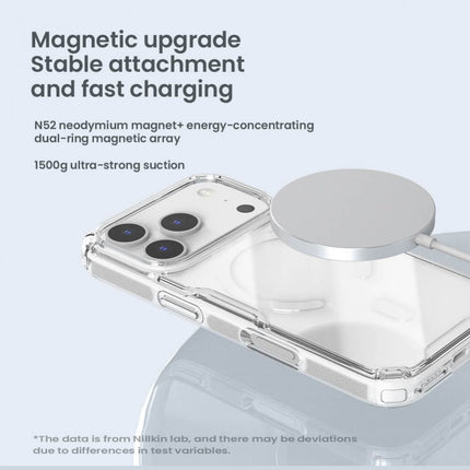 Maska za iPhone 17 Pro 6.3 transparent Nillkin Nature Pro Magnetic