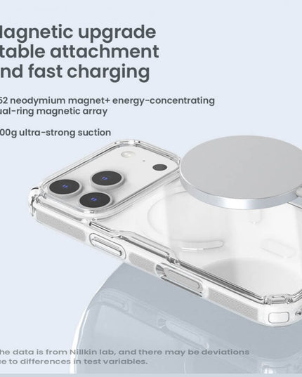 Maska za iPhone 17 Pro 6.3 transparent Nillkin Nature Pro Magnetic