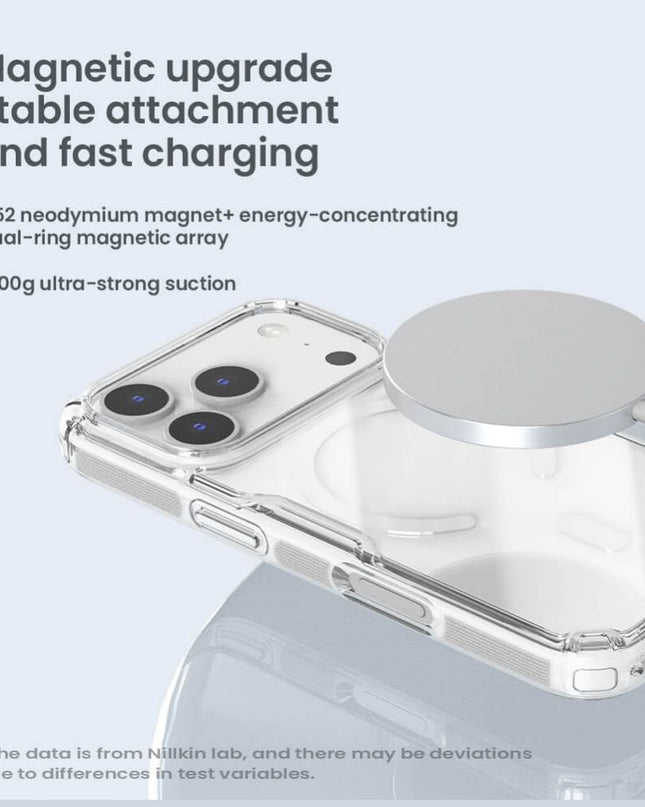 Maska za iPhone 17 Pro 6.3 transparent Nillkin Nature Pro Magnetic