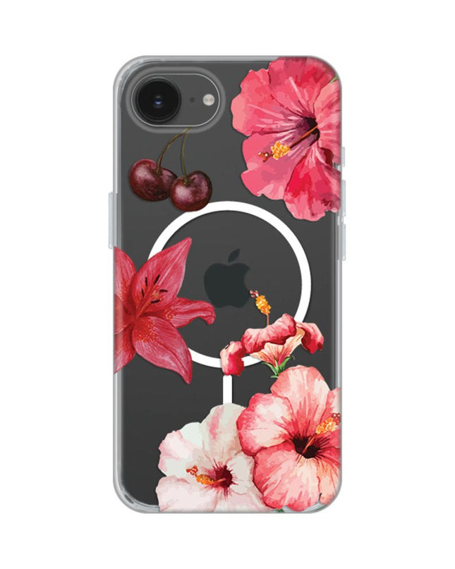 Maska za iPhone 16e 6.1 Hibiscus Print Magsafe