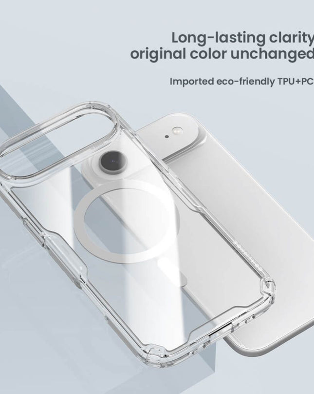 Maska za iPhone 17 Air 6.6 transparent Nillkin Nature Pro Magnetic
