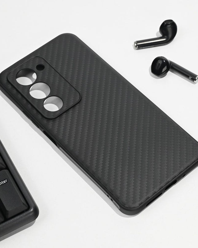 Maska za Xiaomi Redmi 15 4G EU 171mm crna Carbon fiber