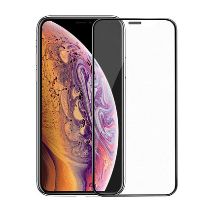Zastitno Staklo Tempered glass 2.5D dust free Box za iPhone XR/11 6.1 crni