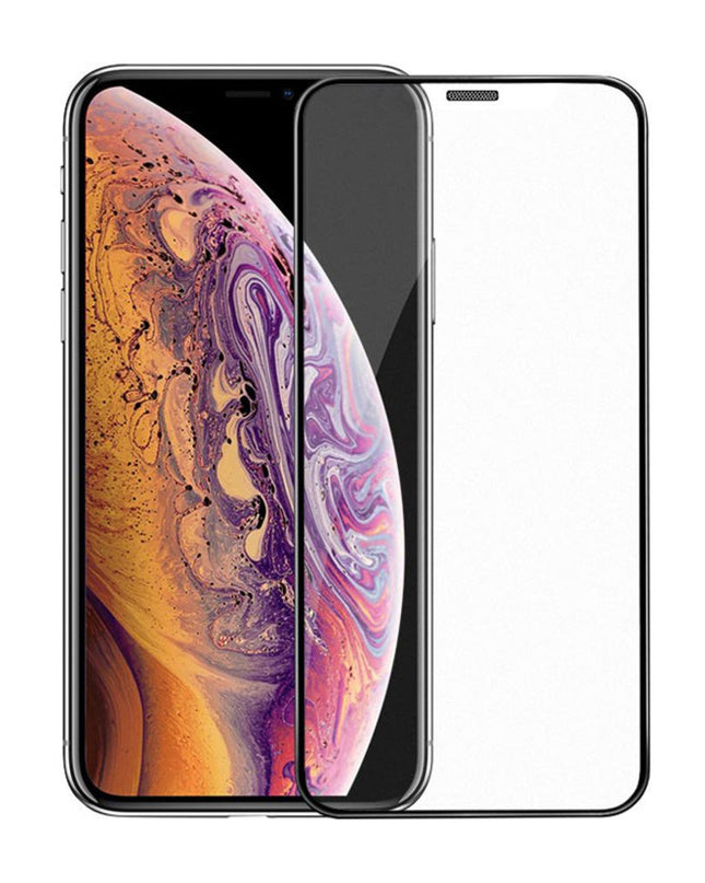 Zastitno Staklo Tempered glass 2.5D dust free Box za iPhone XR/11 6.1 crni