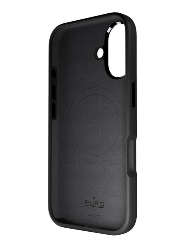 Maska za iPhone 16 Pro 6.3 crna Puro ICON MAG PRO